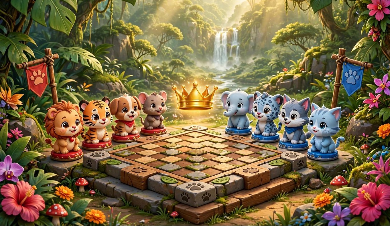 JUNGLE CHESS ONLINE 3D